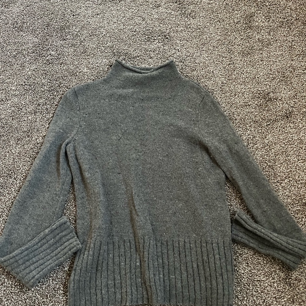 Madewell xs green sweater turtleneck